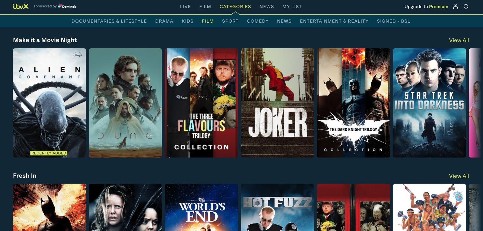 Websites to Watch Movies for Free